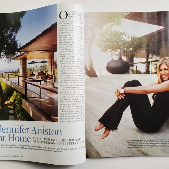Architectural Digest Mar 2010 Jennifer Aniston in Her New Home - Picture 7 of 10